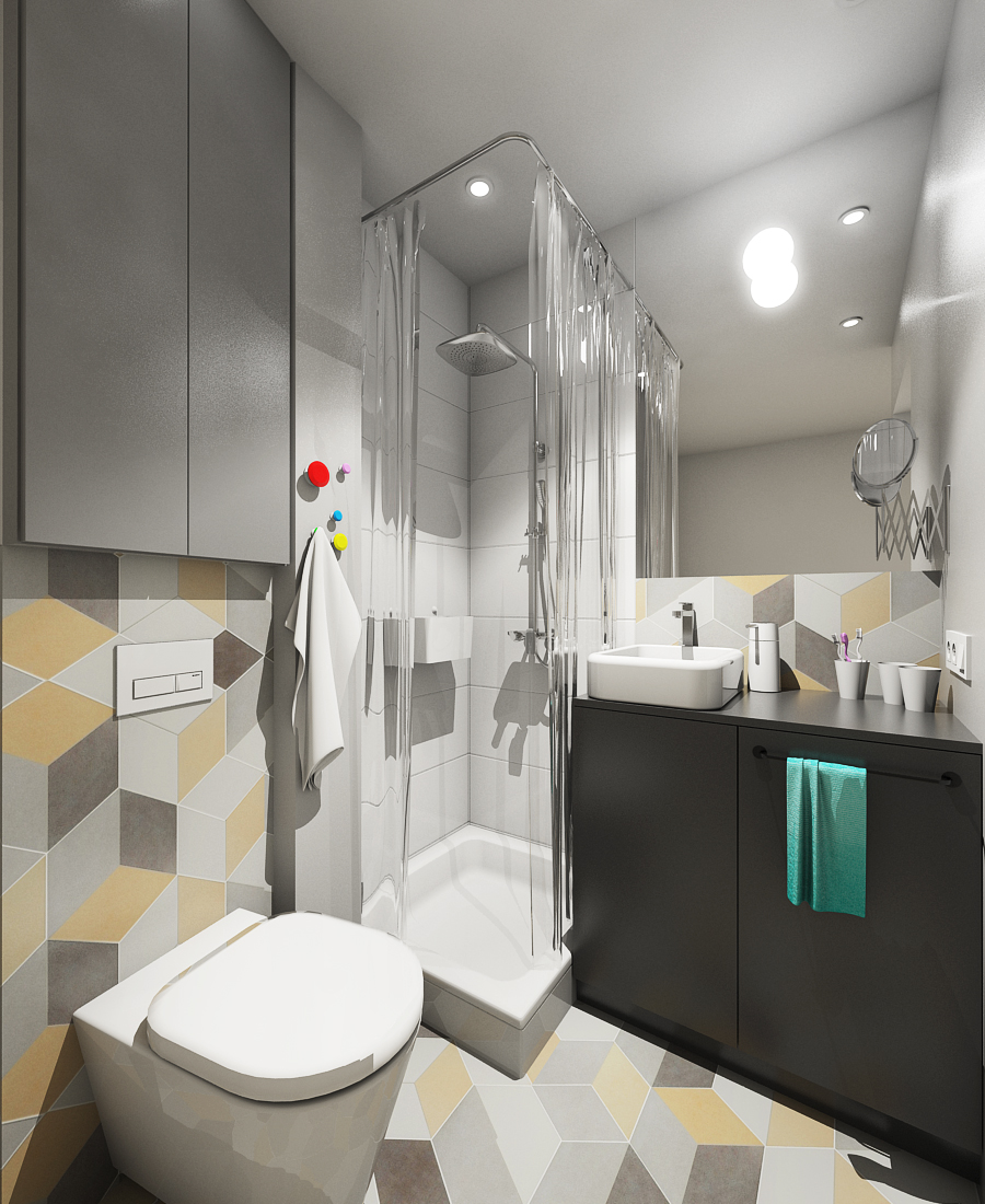 Projekt łazienki z charakterem
